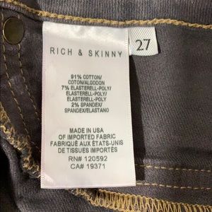 Rich & Skinny Jeans 27
